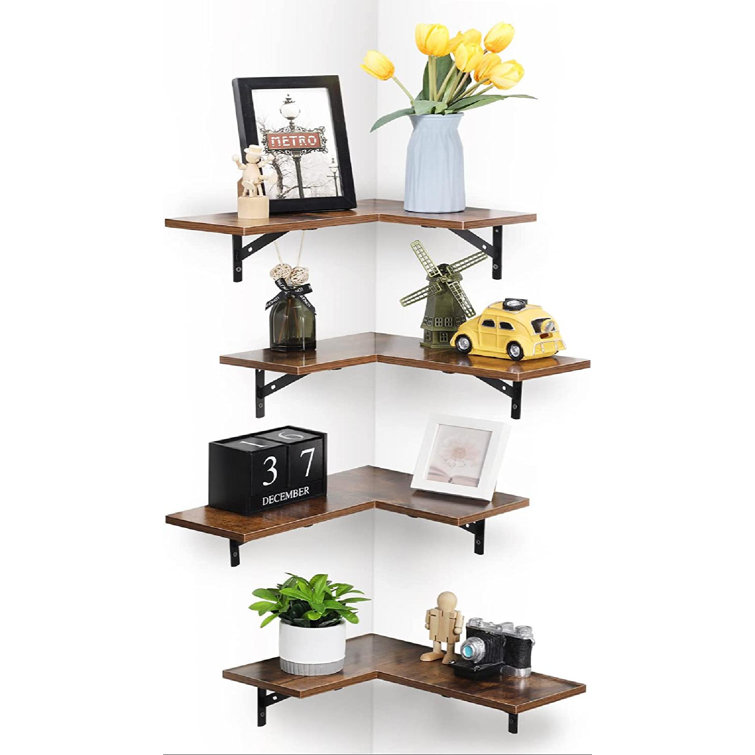 17 Stories 4 Piece Corner Shelf Wayfair Canada